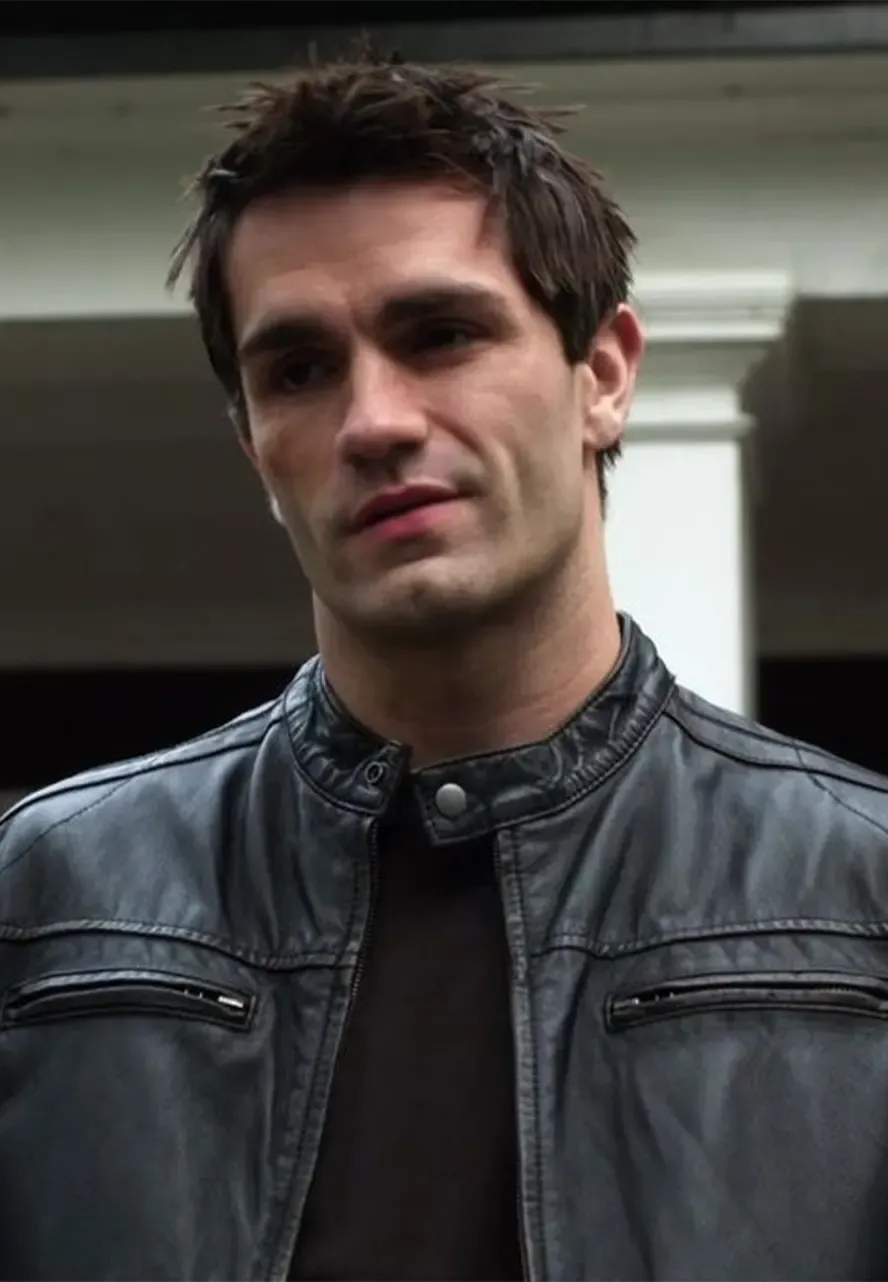 Being Human Sam Witwer Black Leather Jacket aidan waite leather jacket