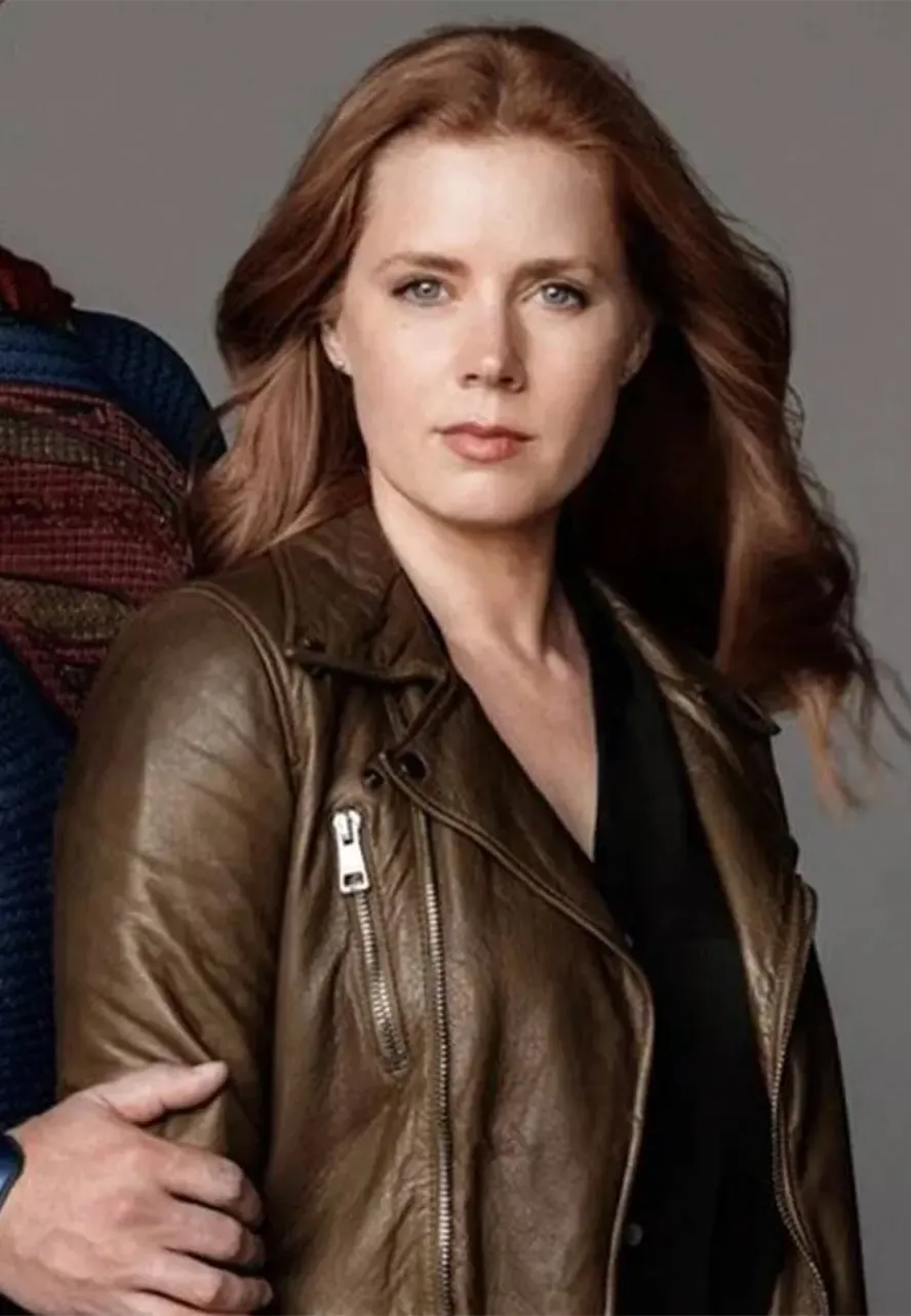 Batman V Superman Amy Adams Brown Leather Jacket amy adams brown leather jacket