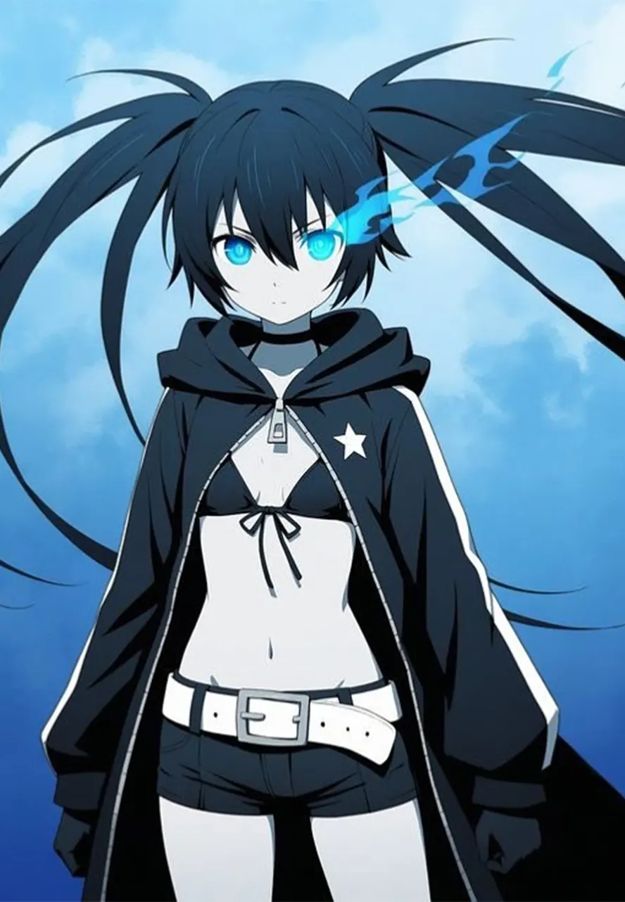 Mato Kuroi Black Rock Shooter Coat anime leather jackets