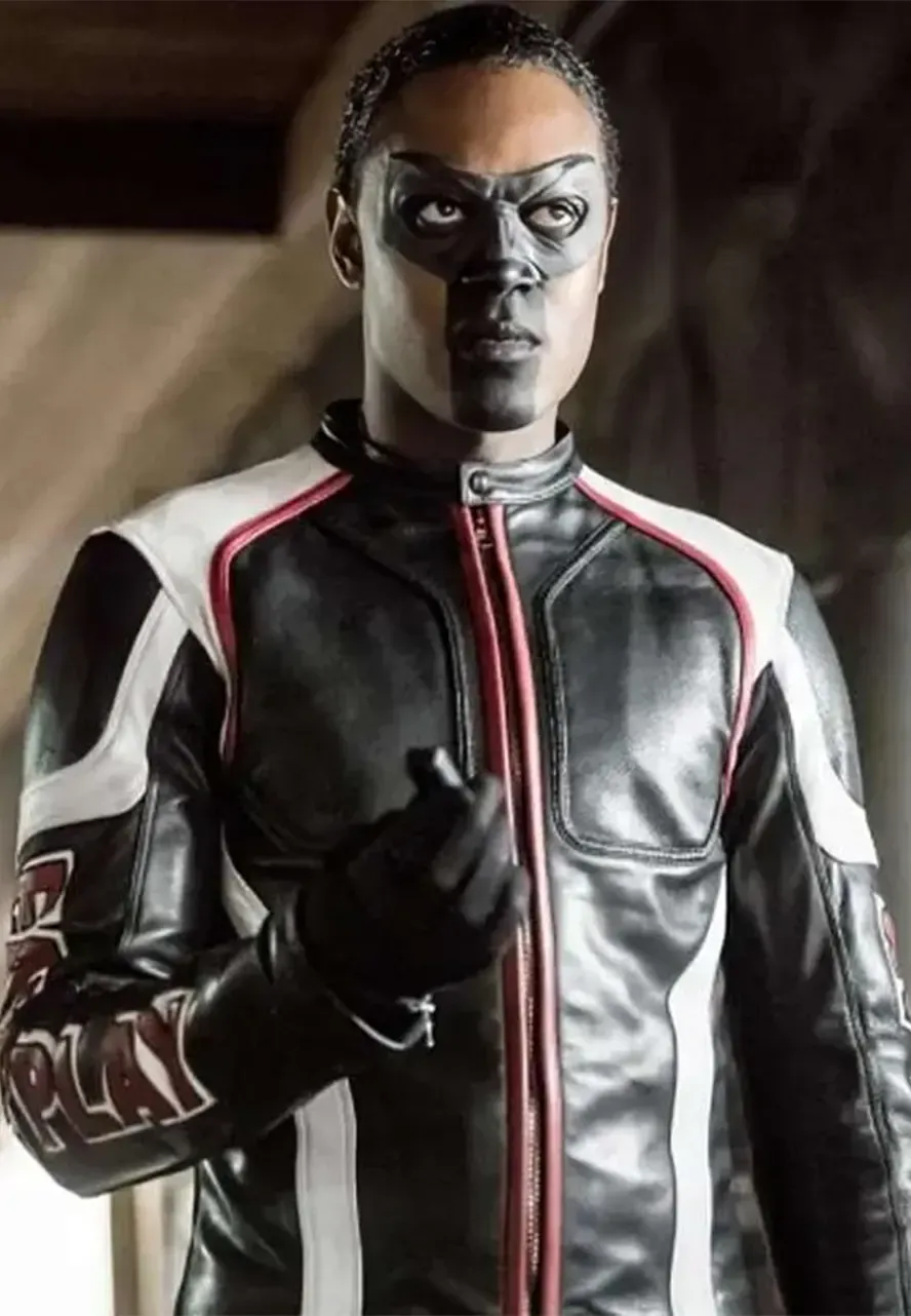 Arrow Mr Terrific Leather Jacket arrow dangerous mr terrific jacket