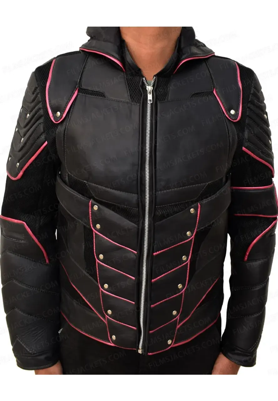 Stephen Amell Crisis On Earth-X Dark Arrow Jacket arrow jacket