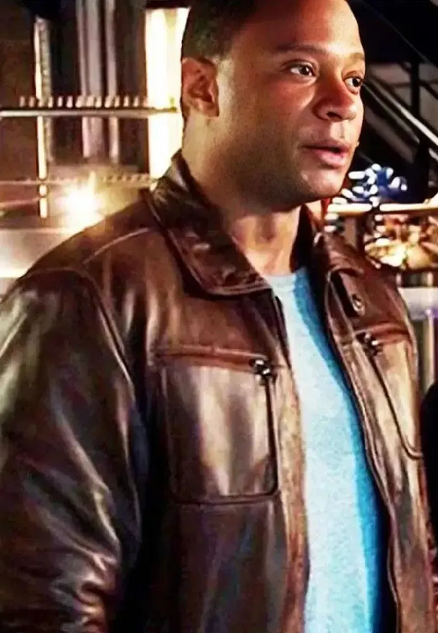 Arrow John Diggle Brown Leather Jacket arrow john diggle leather jacket