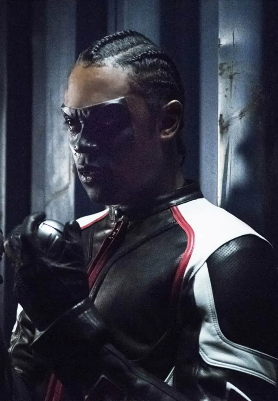 Arrow Mr Terrific Leather Jacket arrow leather jacket