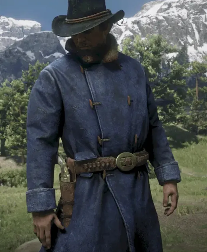 Red Dead Redemption 2 Arthur Morgan Blue Coat arthur morgan trench coat
