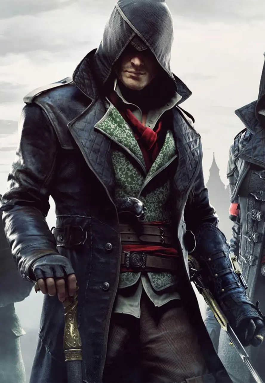 Assassin's Creed Syndicate Jacob Coat assassins creed syndicate trench leather black coat