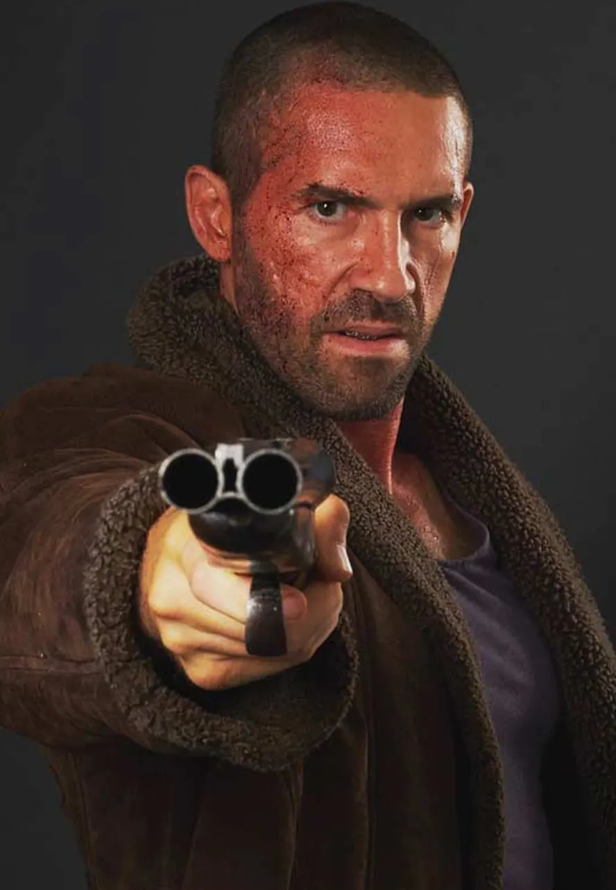 Cain Burgess Avengement Brown Jacket avengement scott adkins jacket