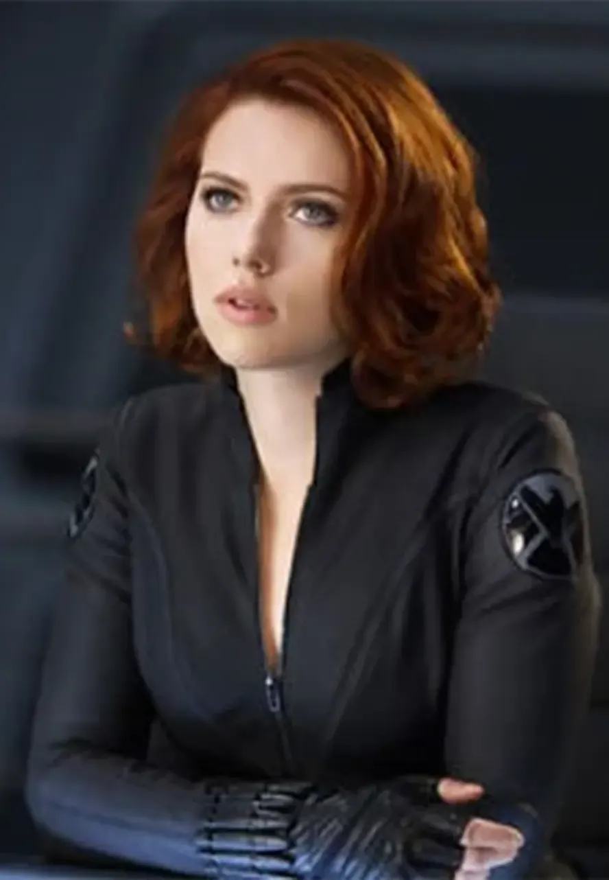 The Avengers Black Widow Leather Jacket avengers black widow jacket