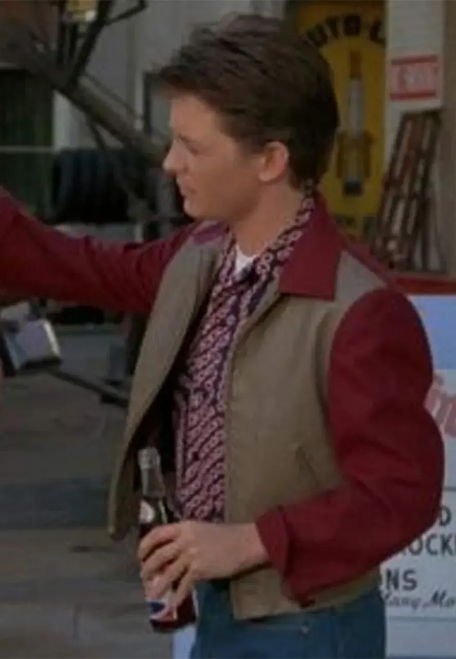 Marty Mcfly Back To The Future 50s Jacket back to the future leather jacket