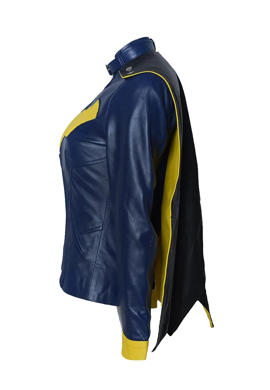 New 52 Batgirl Leather Jacket batgirl blue leather jacket