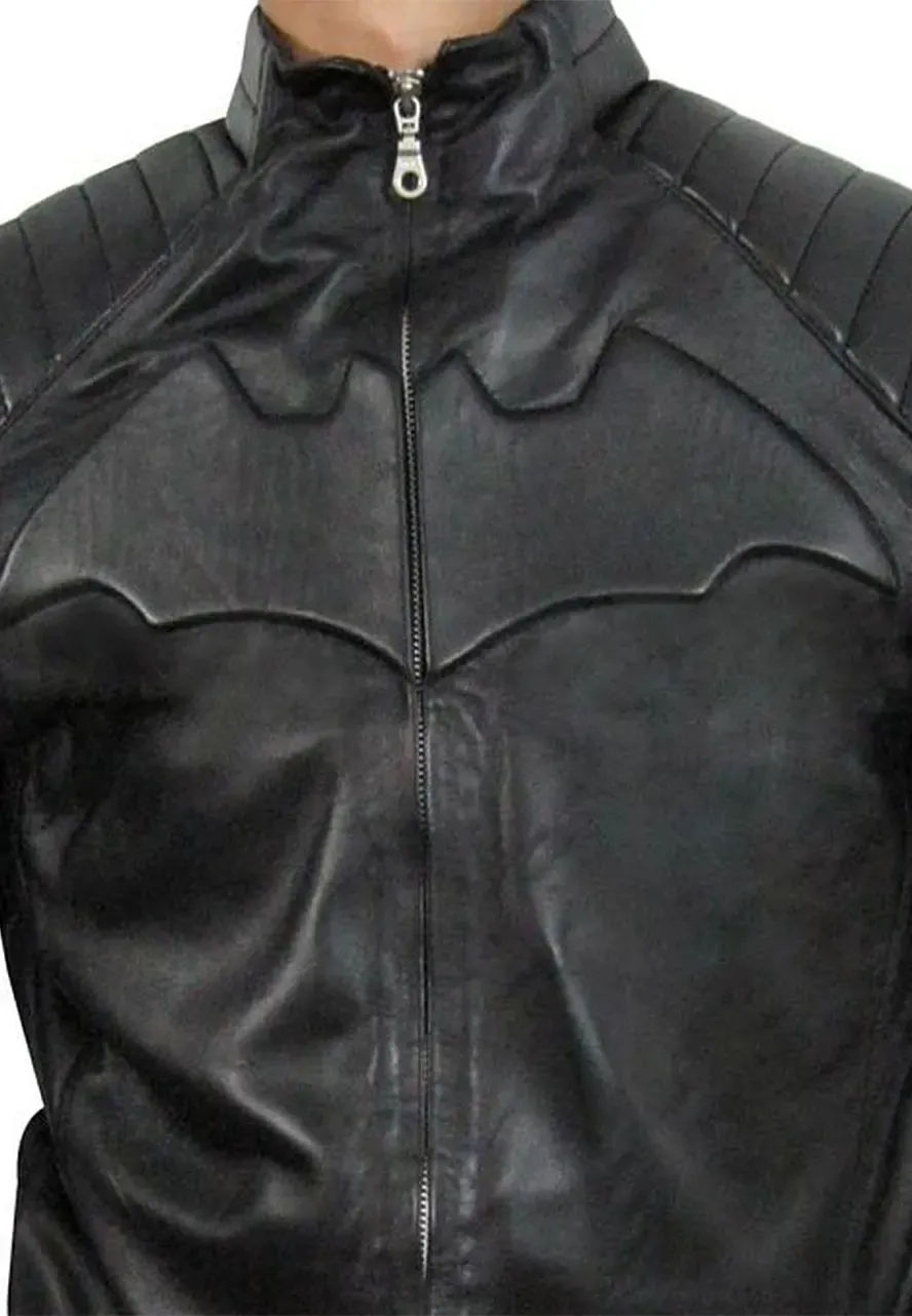 Batman Begins Batman Leather Jacket batman begins leather jacket