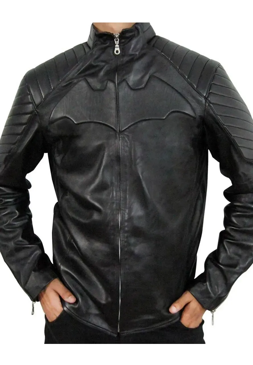 Batman Begins Batman Leather Jacket batman leather jacket