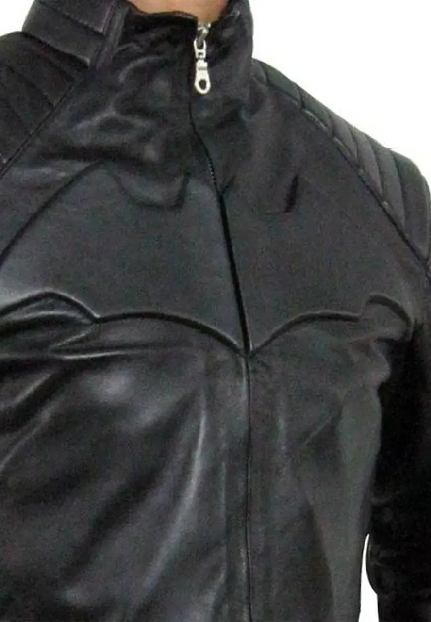 Batman Begins Batman Leather Jacket begins batman jacket