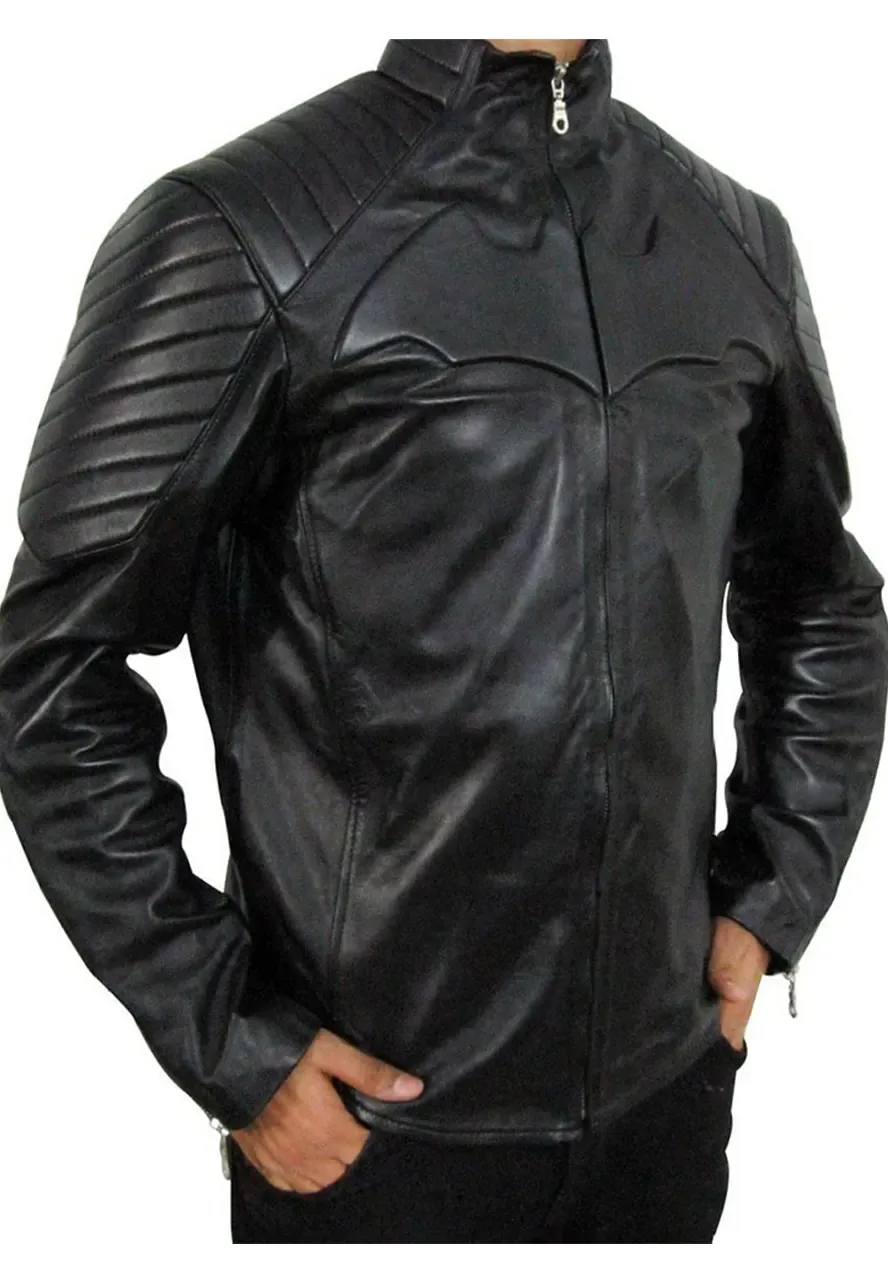 Batman Begins Batman Leather Jacket begins batman leather jacket