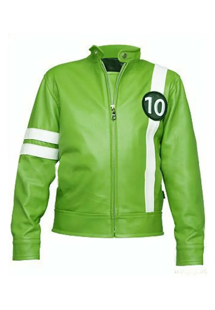 Ben 10 Alien Swarm Leather Jacket ben 10 jacket