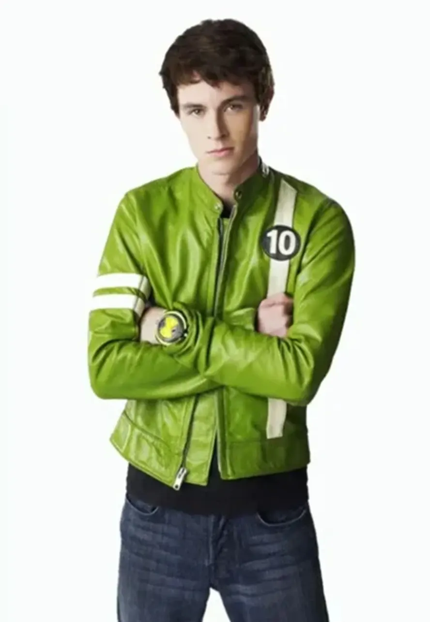 Ben 10 Alien Swarm Leather Jacket ben 10 leather jacket