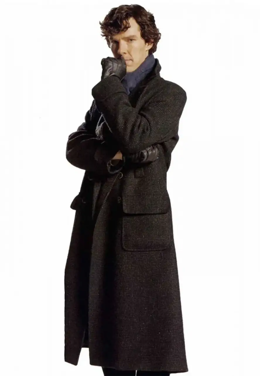 Benedict Cumberbatch Sherlock Double Breasted Coat benedict cumberbatch trench coat