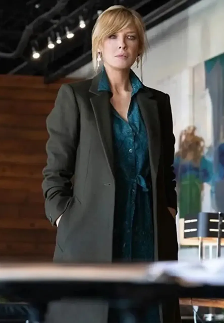 Kelly Reilly Yellowstone S03 Trench Coat beth dutton trench coat