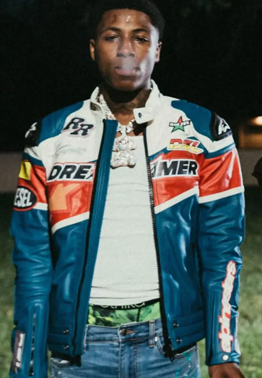 Bandit Dreamer NBA Youngboy Biker Jacket biker nba youngboy dreamer jacket