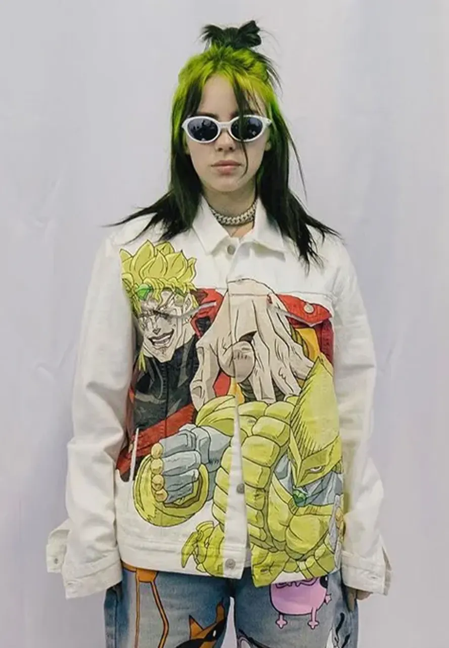 Billie Eilish Dio White Jacket billie eilish dio jacket