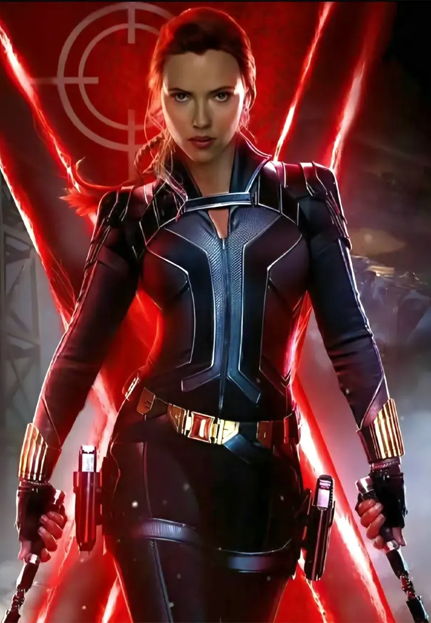 Black Widow Scarlett Johansson Leather Jacket black widow ski jacket