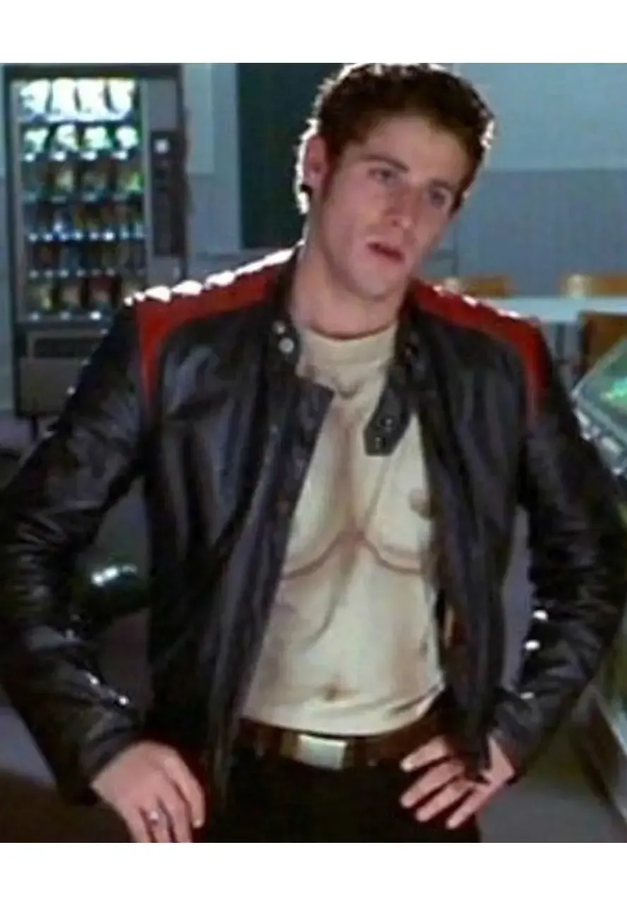 Jon Abrahams Scary Leather Jacket bobby prinze jacket