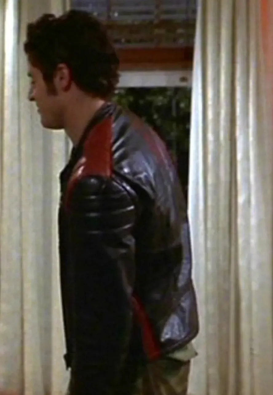 Jon Abrahams Scary Leather Jacket bobby prinze leather jacket