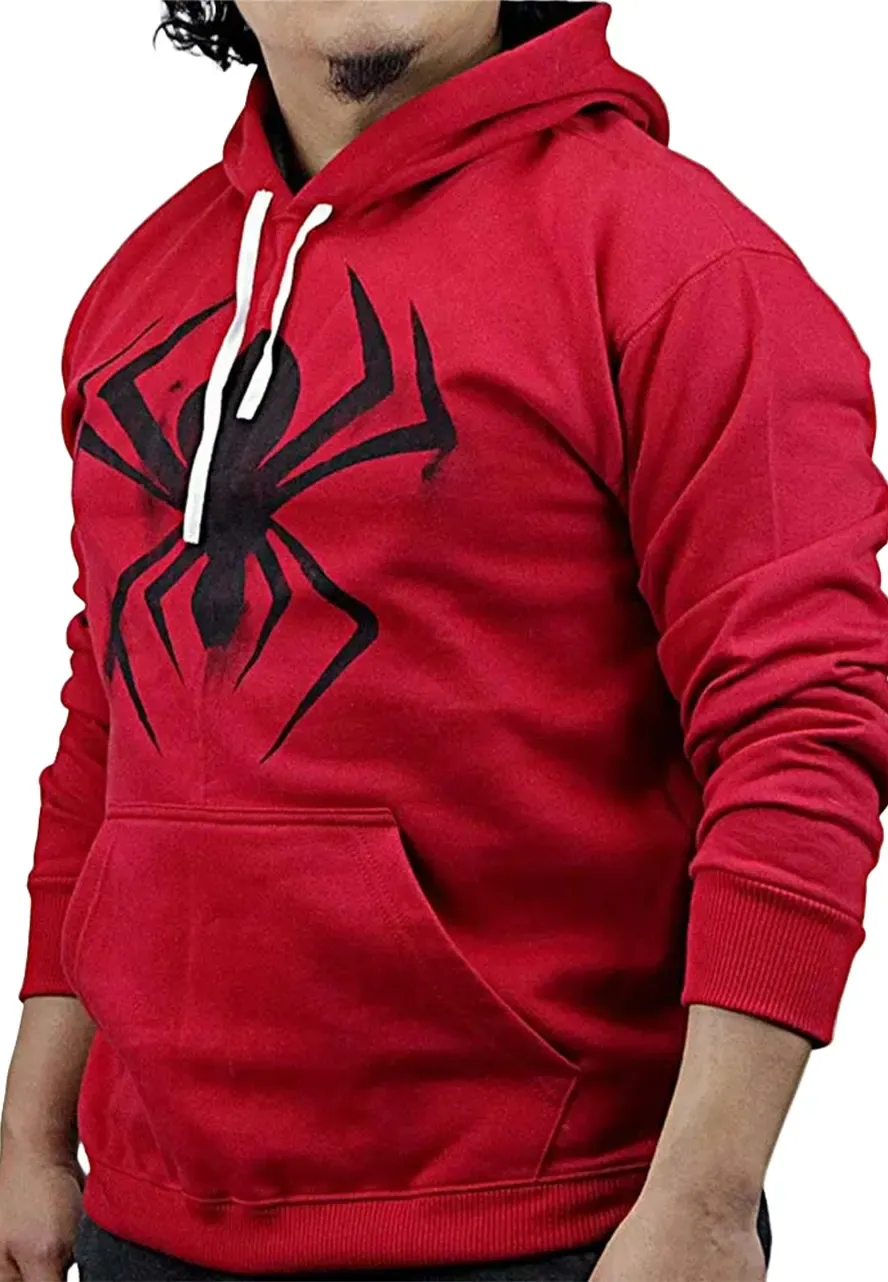Spider Miles Morales Bodega Cat Red Hoodie bodega cat spider miles morales hoodie