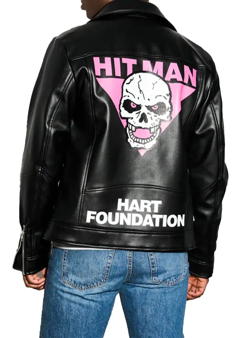 Foundation Bret Hart Biker Jacket bret hart jacket