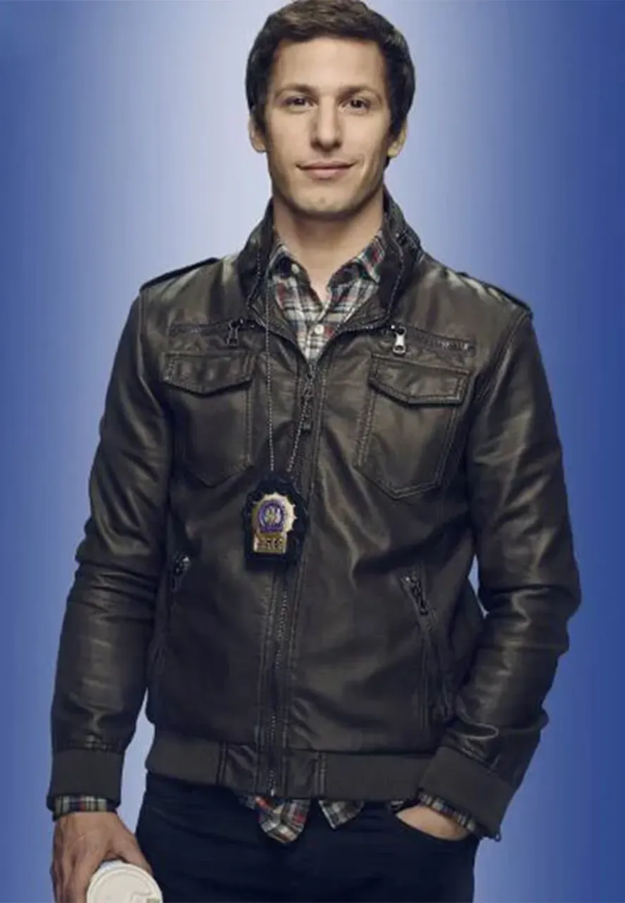 Brooklyn Nine Nine Jake Peralta Leather Jacket brooklyn nine nine jake peralta jacket