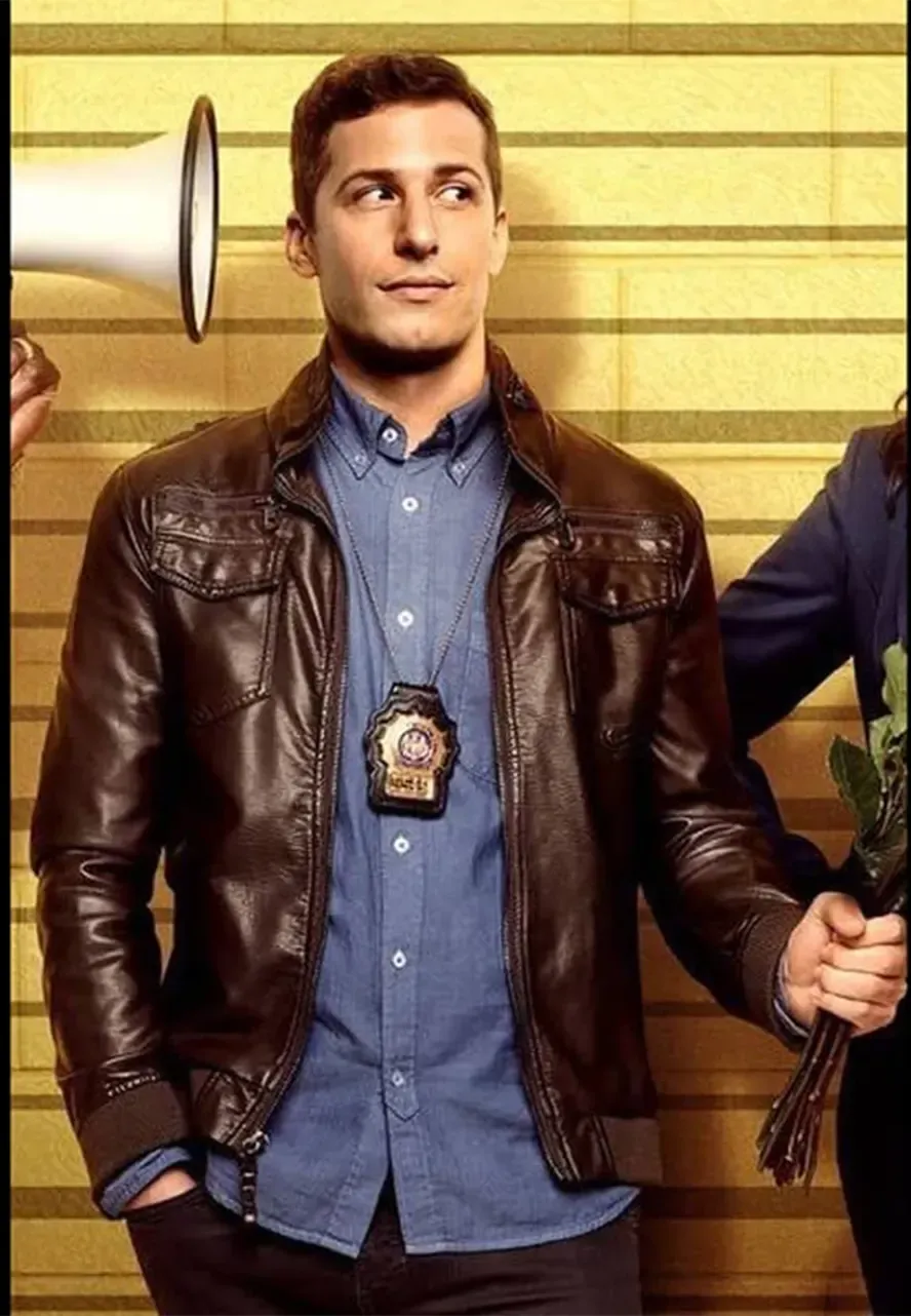 Brooklyn Nine Nine Jake Peralta Leather Jacket brooklyn nine nine leather jacket