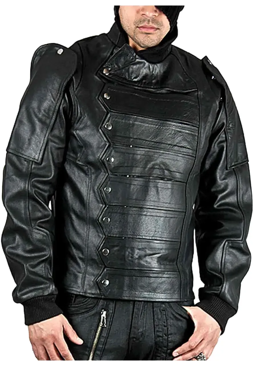 Captain America The Winter Soldier Bucky Barnes Vest Jacket bucky barnes jacket