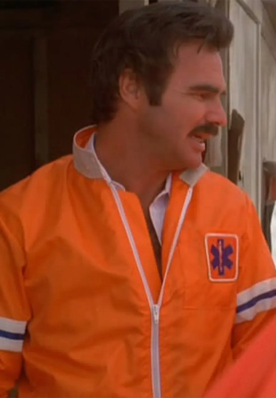 The Cannonball Run Burt Reynolds Orange Jacket cannonball run jacket