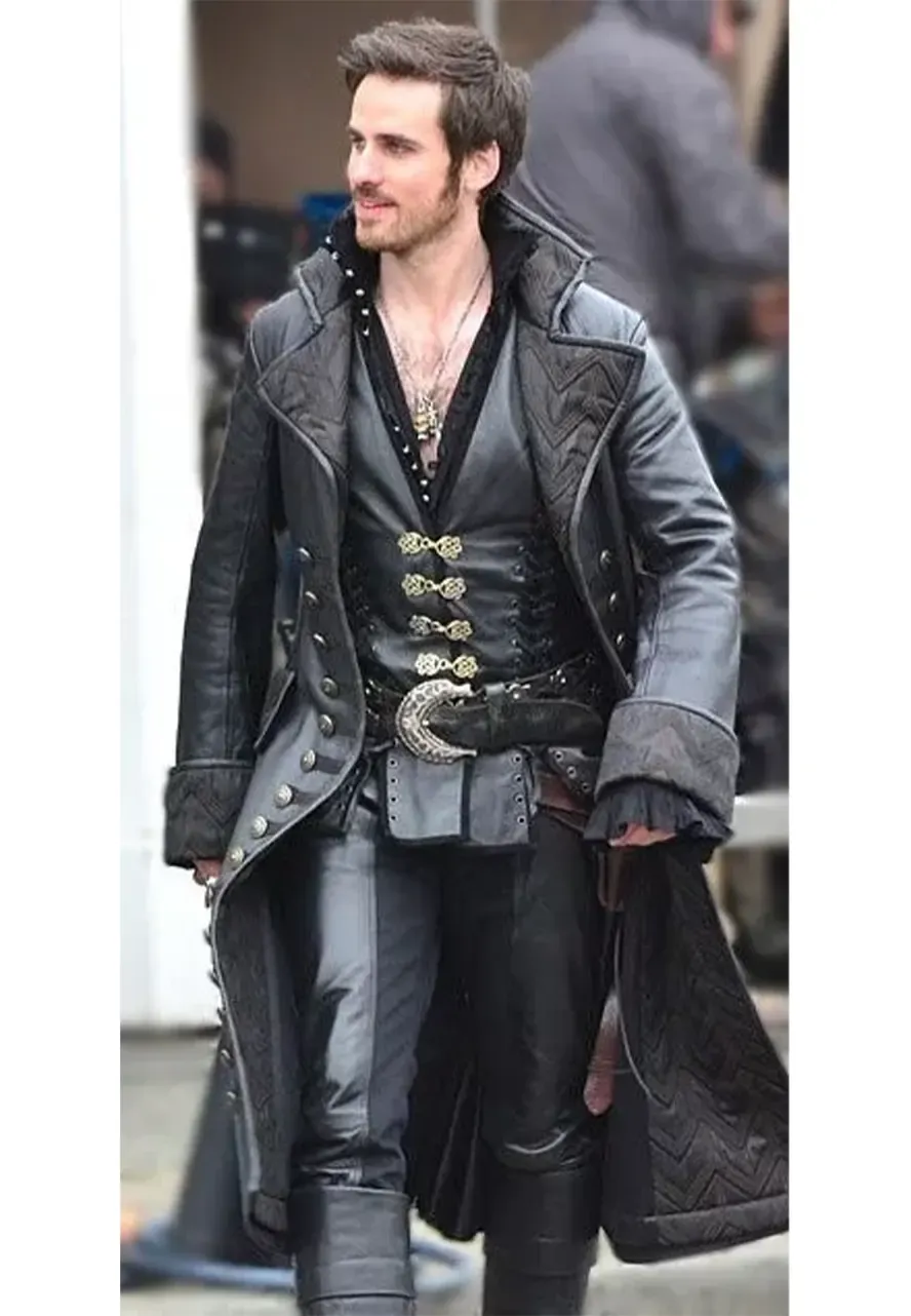 Once Upon a Time Captain Hook Trench Coat captain hook coat