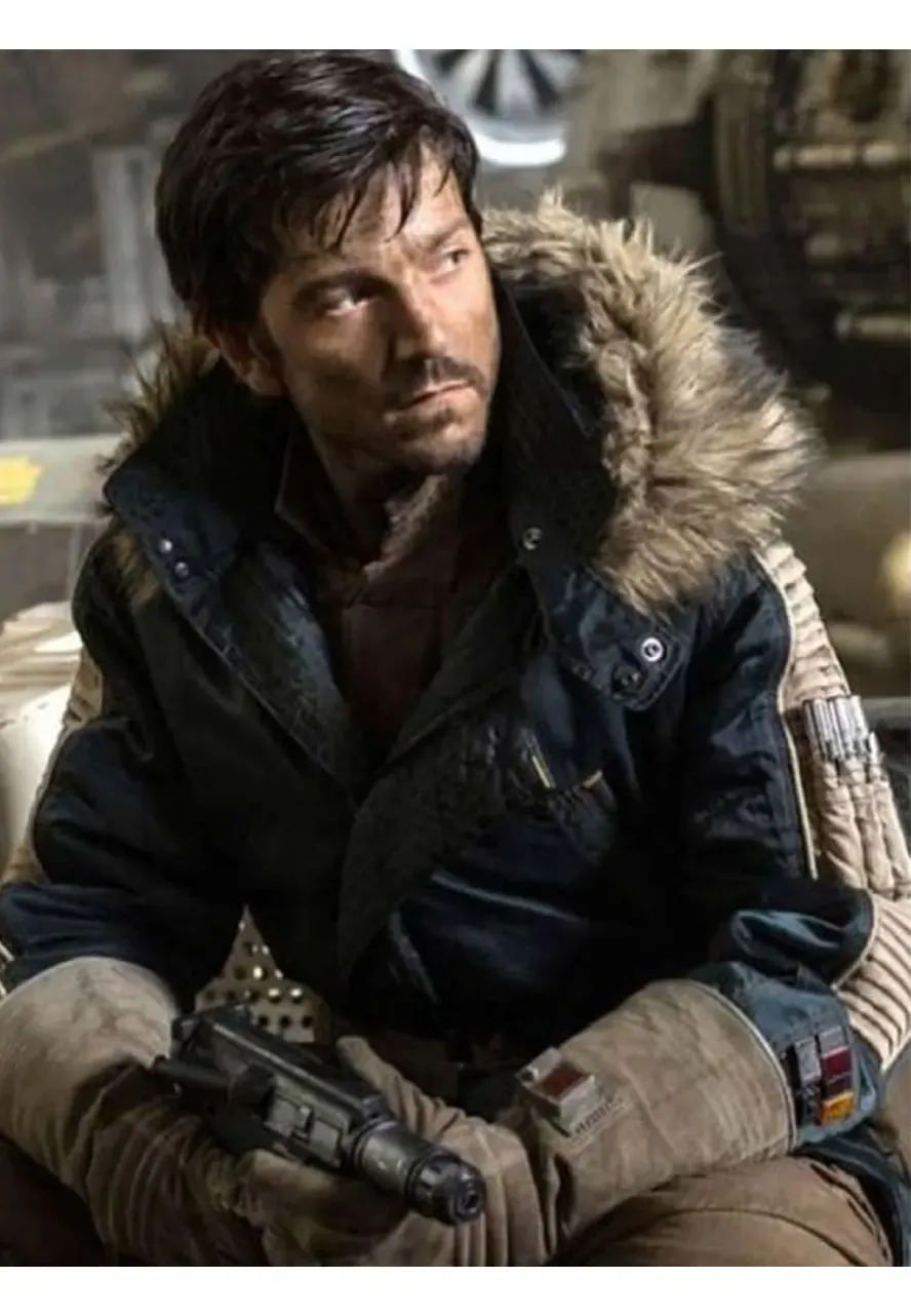 Star Wars Rogue One Captain Cassian Andor Parka Jacket cassian andor parka jacket