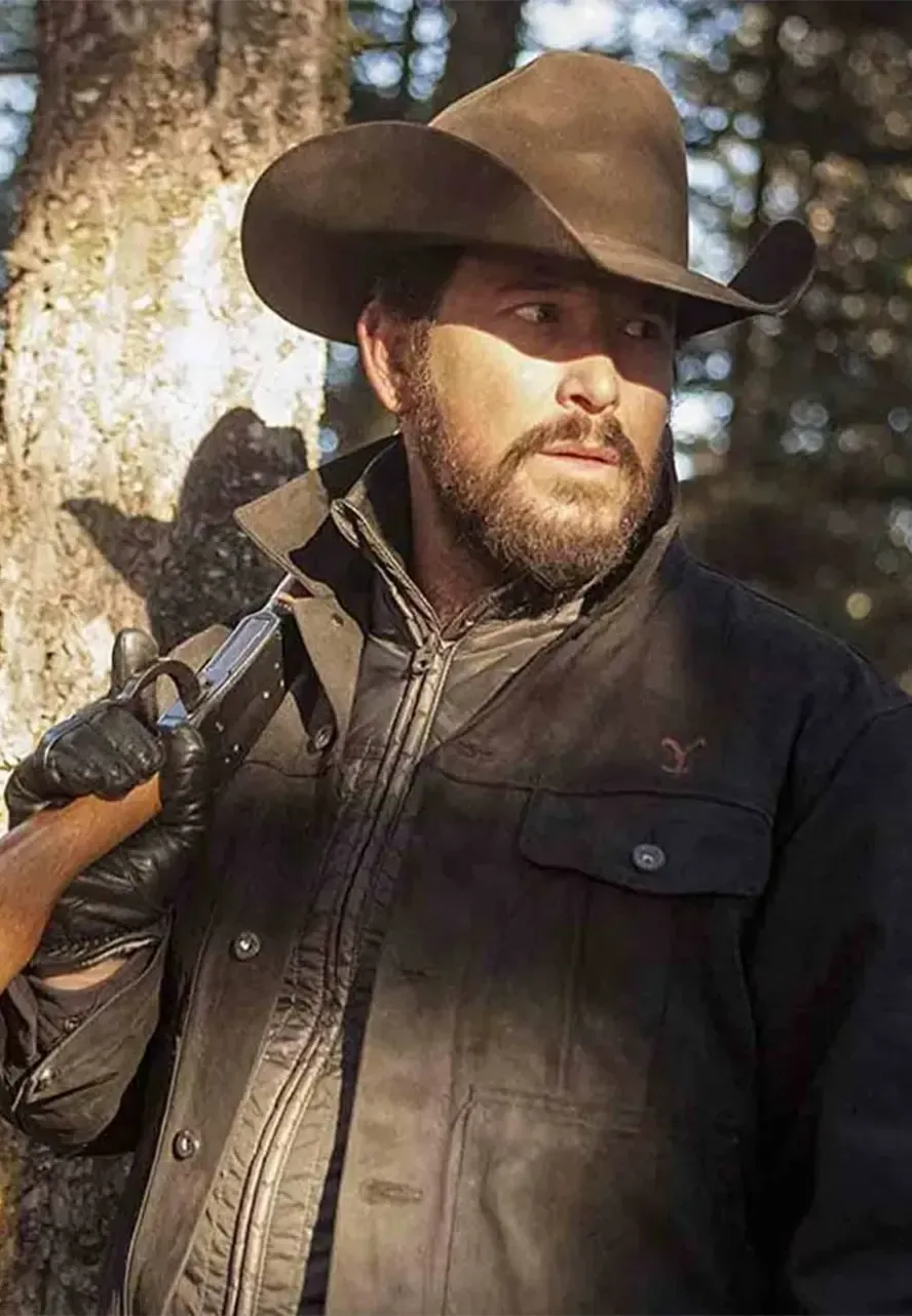 Yellowstone Cole Hauser Black Jacket cole hauser jacket