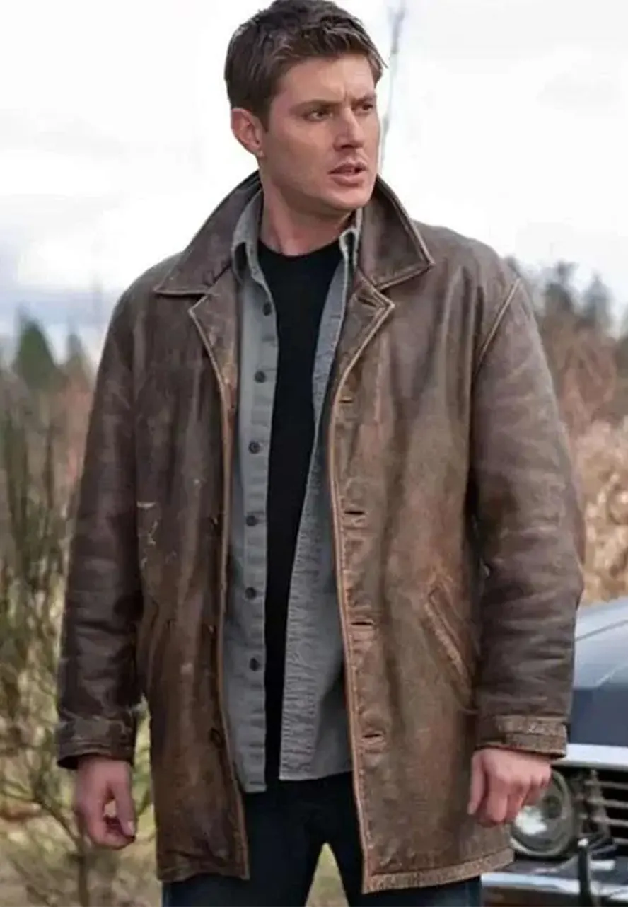 Supernatural Dean Winchester Leather Jacket dean winchester coat