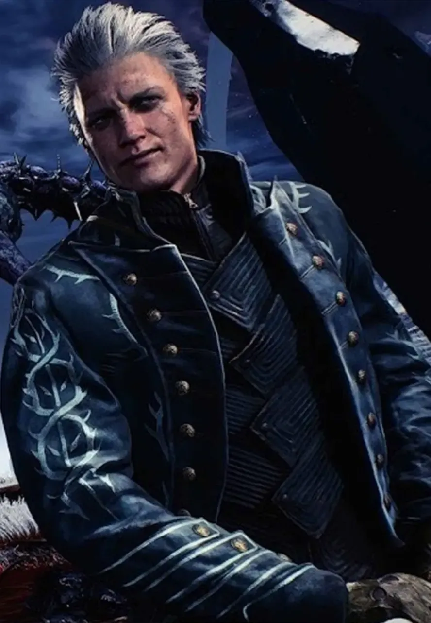 Devil May Cry 5 Vergil Black Leather Coat devil may cry 5 vergil black leather coat