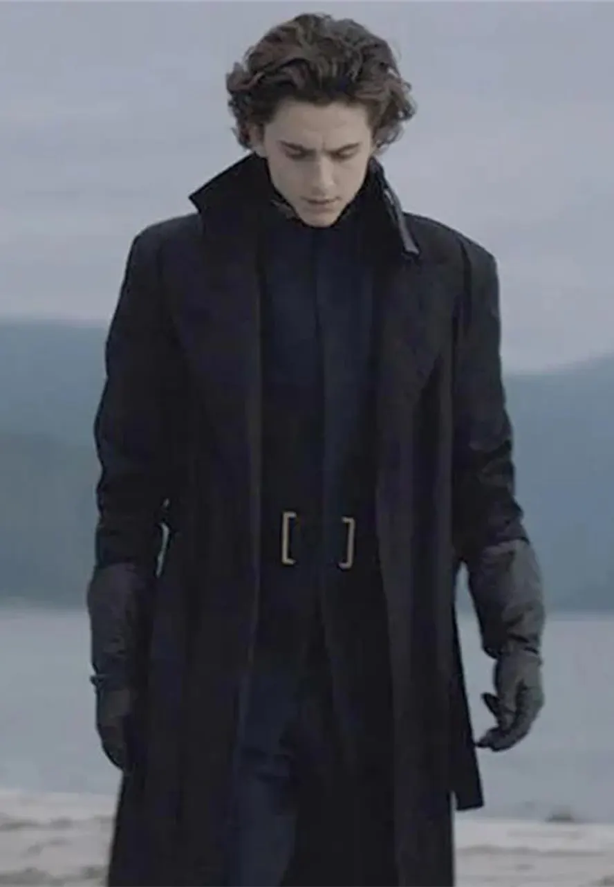 Dune Timothee Chalamet Black Coat dune paul atreides coat