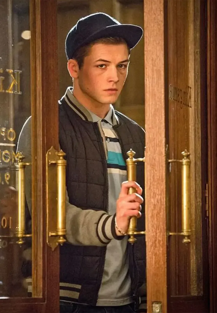 Taron Egerton Kingsman Jacket eggsy kingsman jacket