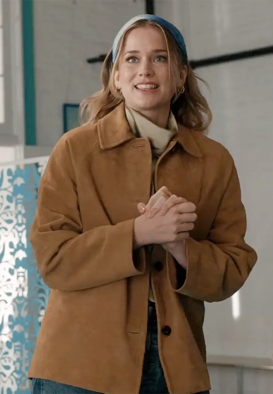 Elsbeth S01 Elizabeth Lail Brown Jacket elizabeth lail jacket