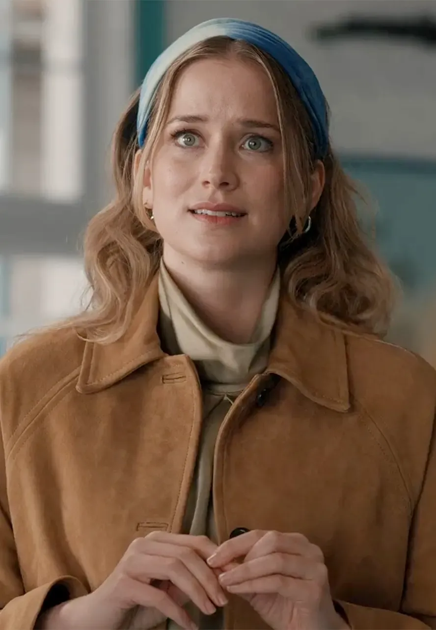 Elsbeth S01 Elizabeth Lail Brown Jacket elsbeth elizabeth lail brown jacket