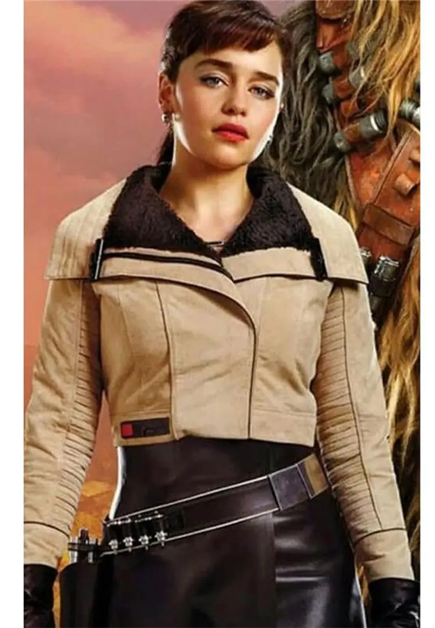 Solo A Star Wars Story Emilia Clarke Jacket emilia clarke solo a star wars story jacket