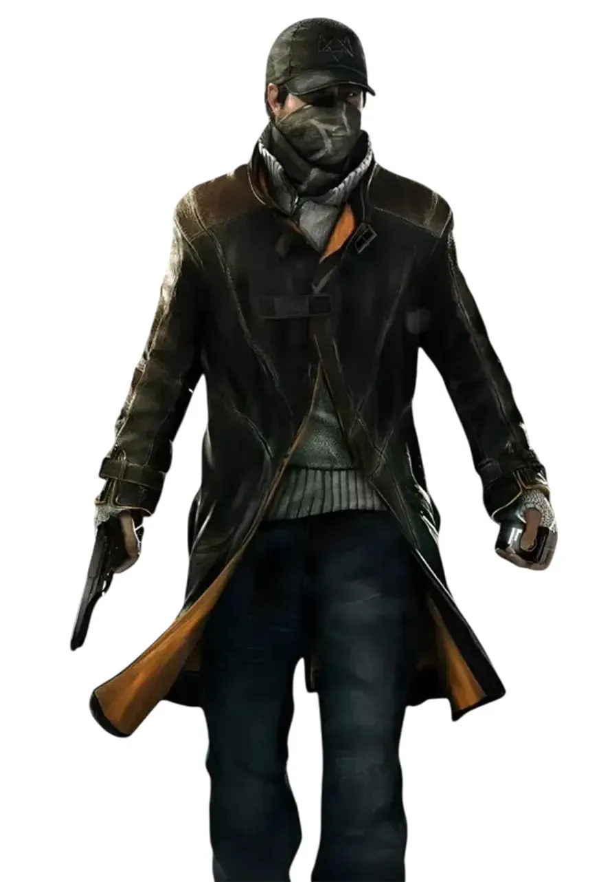Aiden Pearce Watch Dogs Coat game watch dogs leather coat