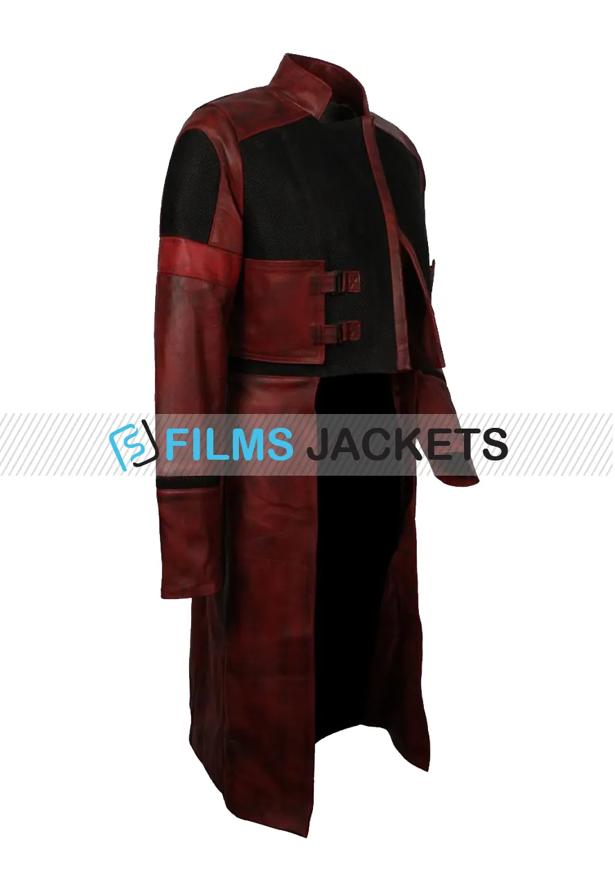 Guardians of The Galaxy Vol. 2 Gamora Leather Coat gamora coat