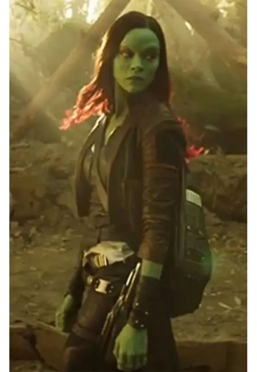 Guardians of The Galaxy Vol. 2 Gamora Leather Coat gamora costume coat