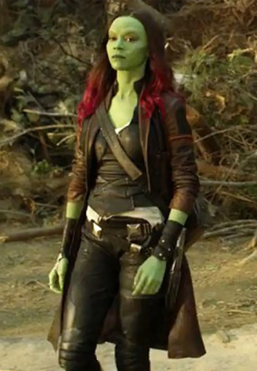 Guardians of The Galaxy Vol. 2 Gamora Leather Coat gamora guardians of the galaxy 2 jacket