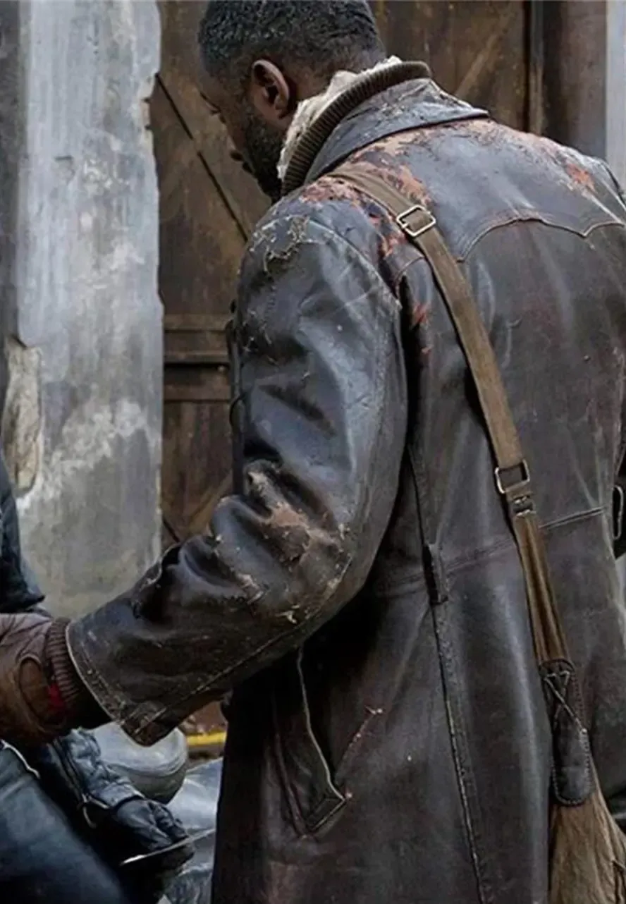 Ghost Rider Idris Elba Brown Leather Coat ghost rider idris elba brown leather coat