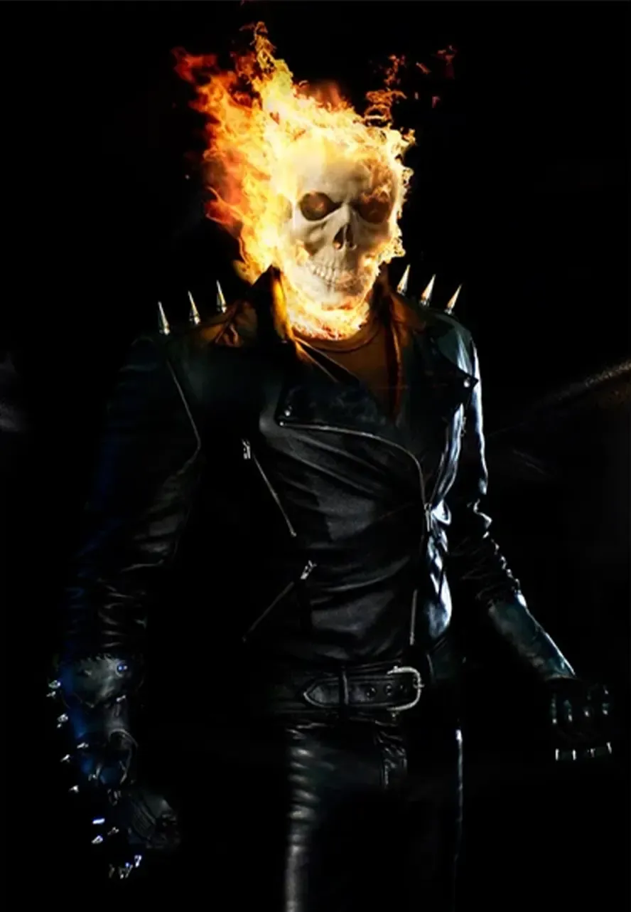 Nicolas Cage Ghost Rider Leather Jacket ghost rider jacket