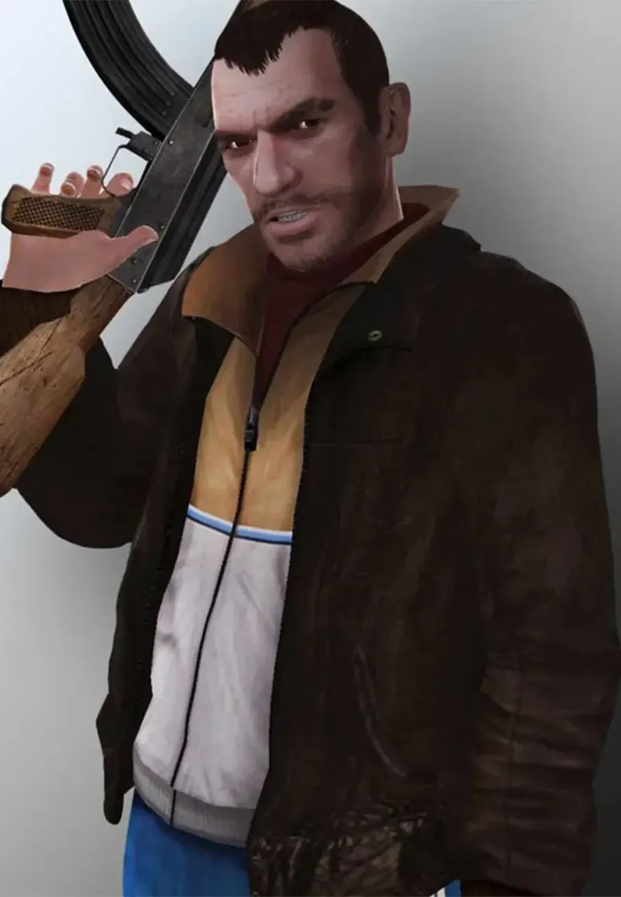 Niko Bellic GTA IV Leather Jacket gta iv niko bellic leather jacket