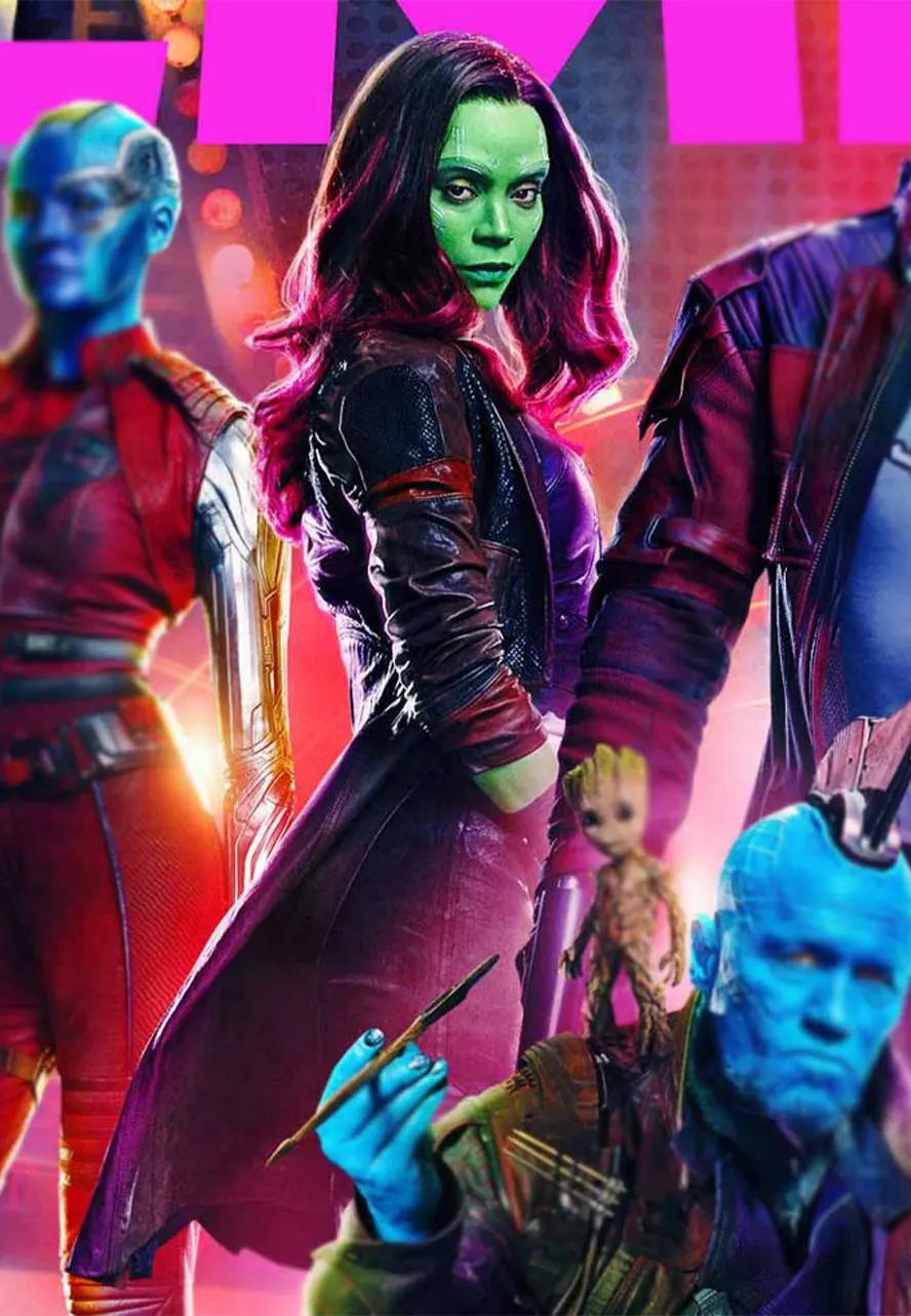 Guardians of The Galaxy Vol. 2 Gamora Leather Coat guardians of the galaxy vol 2 gamora jacket